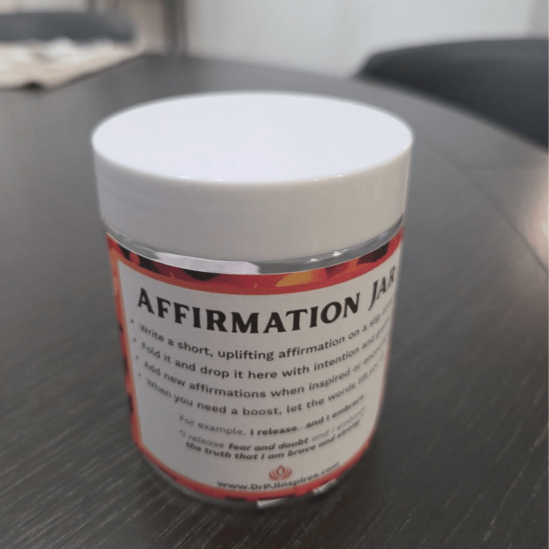 Radical Gratitude Affirmation Jar