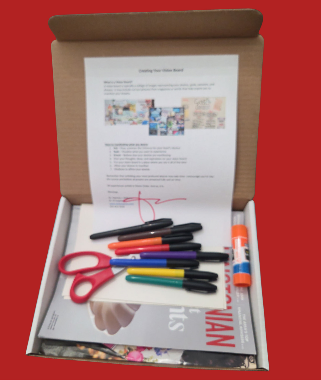 Dr. PJ Inspires Vision Board Starter Kit for Intentional Goal Setting and Personal Growth
